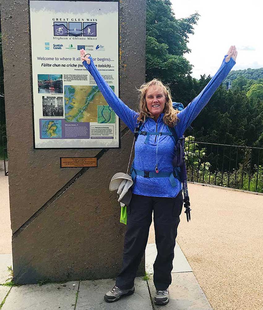 The end of the Great Glen Way